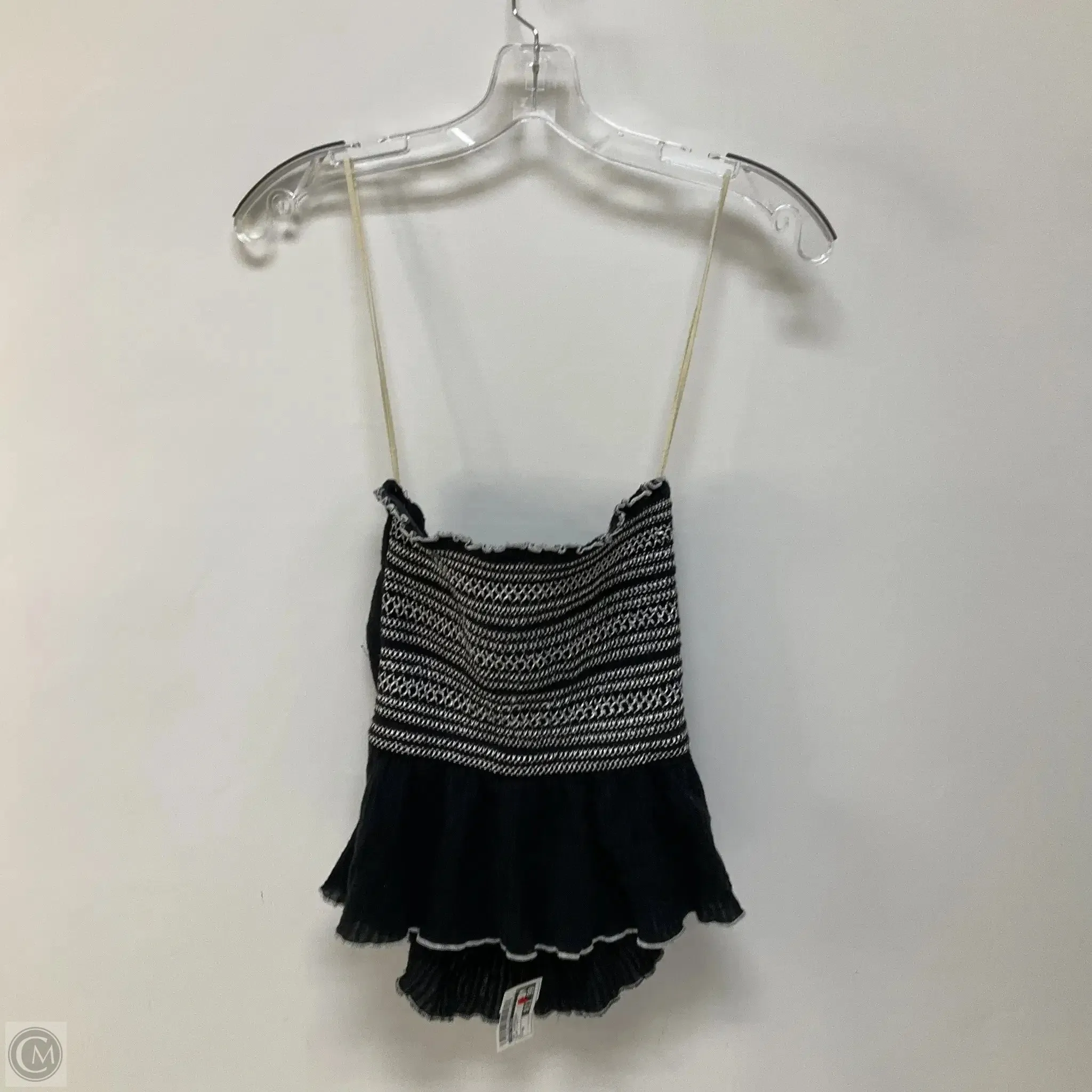 Top Sleeveless By Free People In Black & White, Size: M