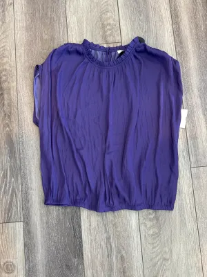 Top Sleeveless By Loft In Purple, Size: M