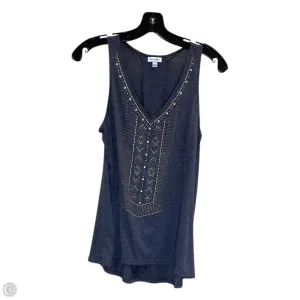 Top Sleeveless By Love Fire In Grey, Size: S