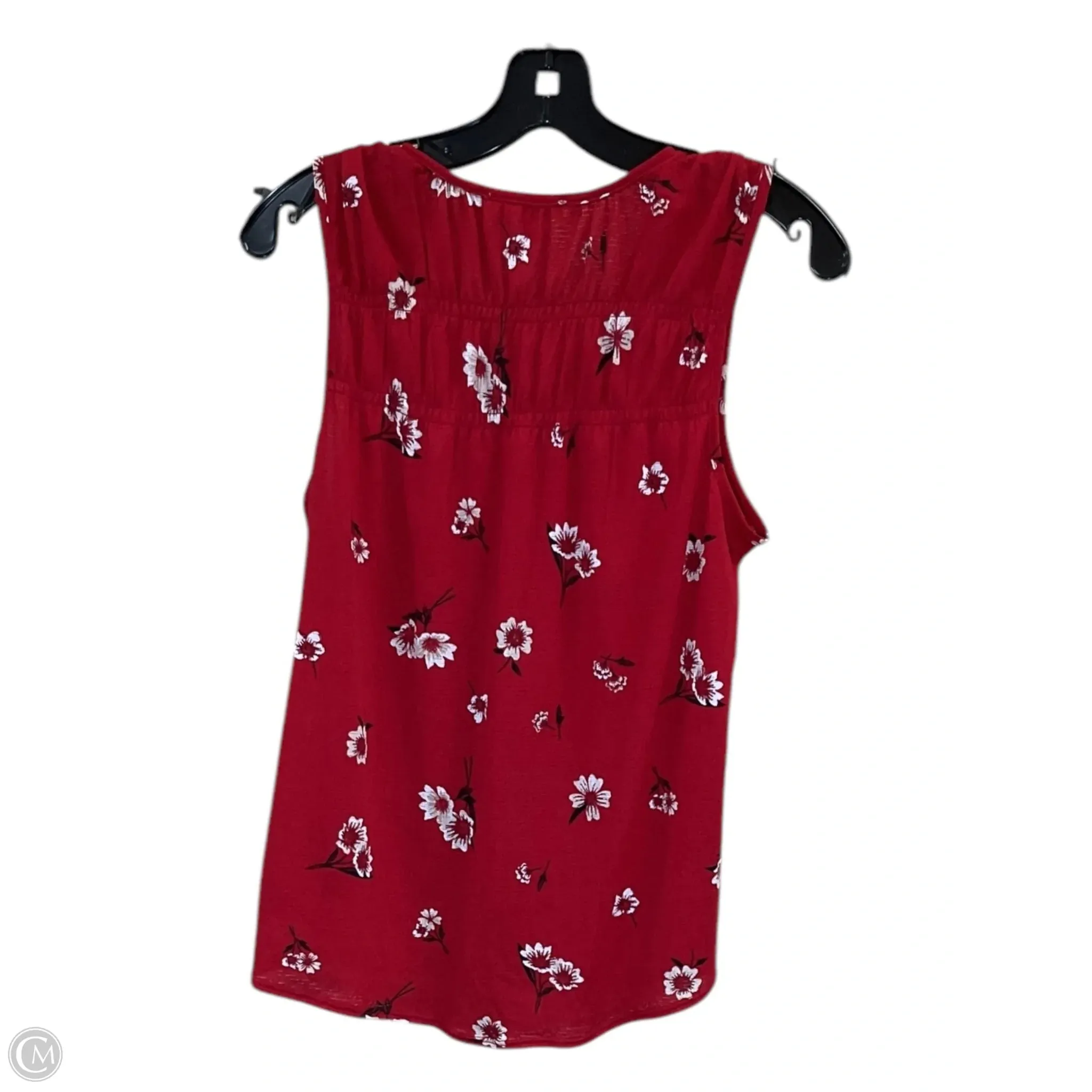 Top Sleeveless By Maurices In Red, Size: M