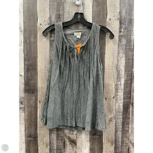 Top Sleeveless By Meadow Rue In Grey, Size: Xs