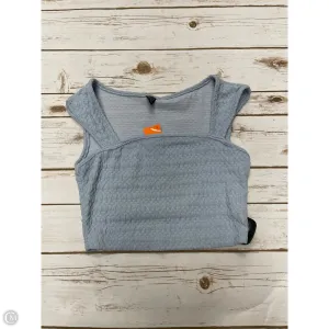 Top Sleeveless By Shein In Blue, Size: S