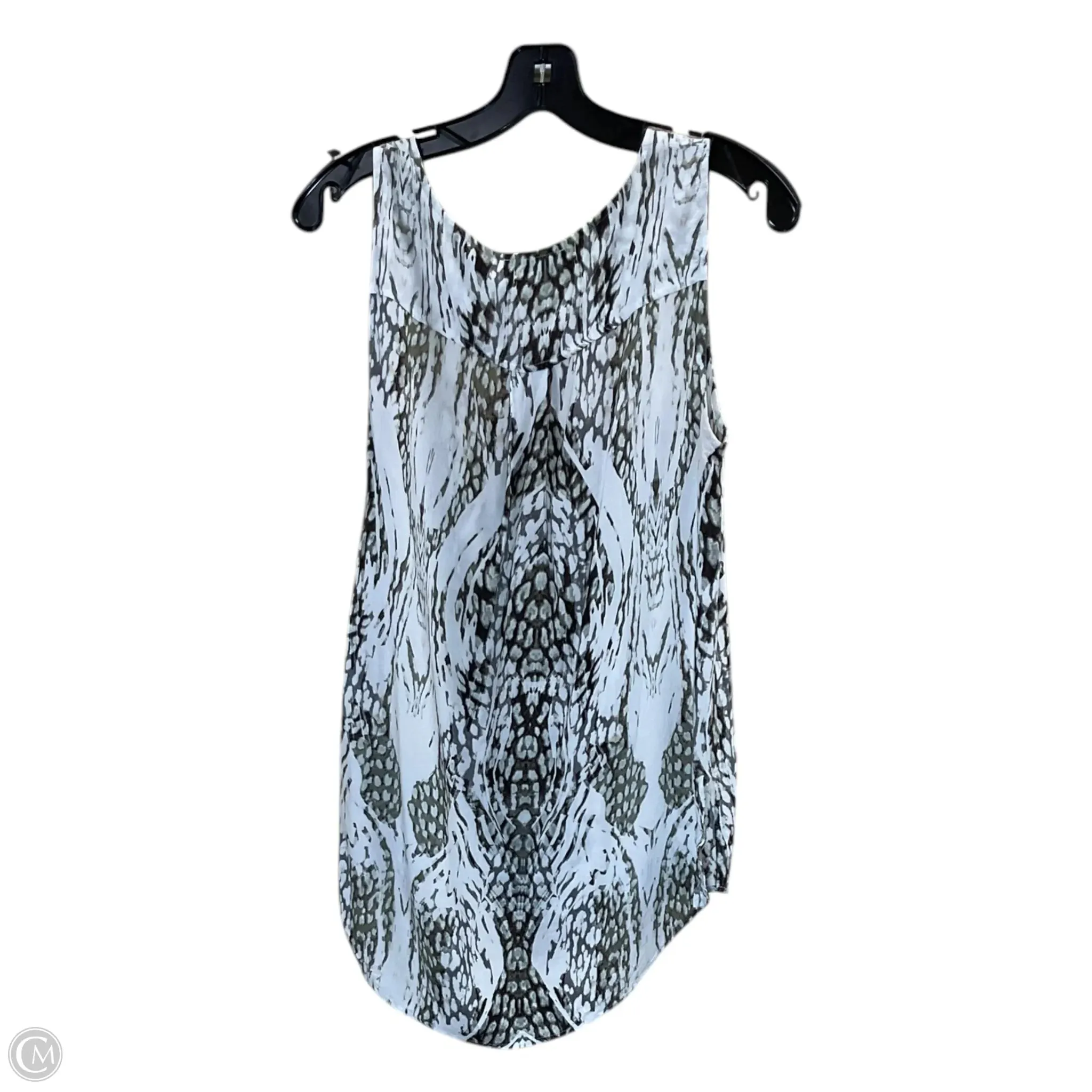 Top Sleeveless By Tribal In Green, Size: M