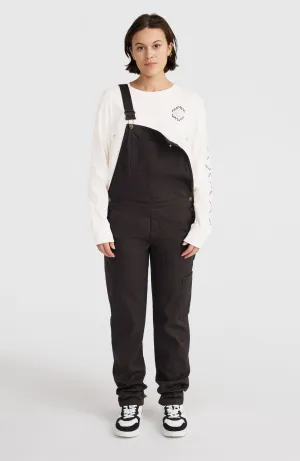 Twill-Latzhose | Black Out