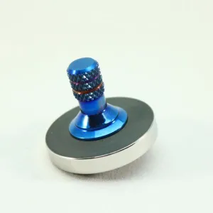 Two Step - Blacked out and polished stainless steel with a heat anodized titanium spindle #1