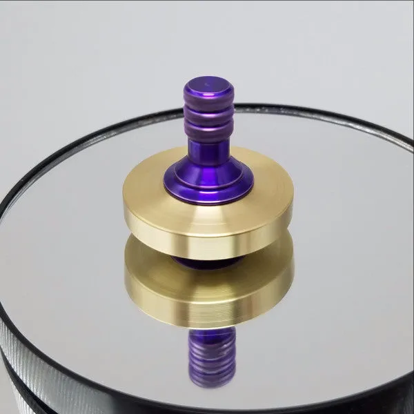 Two Step - Brass and Aluminum Spinning Top