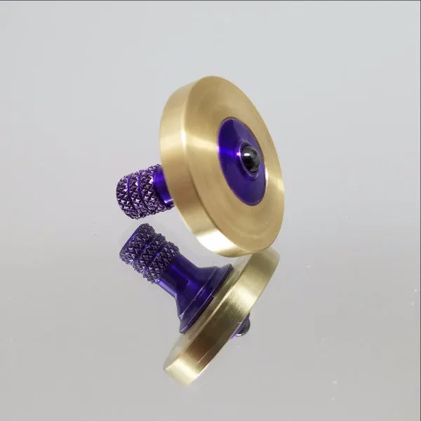 Two Step - Brass and Aluminum Spinning Top