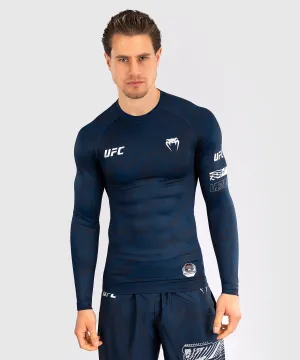 UFC Fusion by Venum Fight Week Performance Rashguard met Lange Mouwen voor Heren - Oceaanblauw