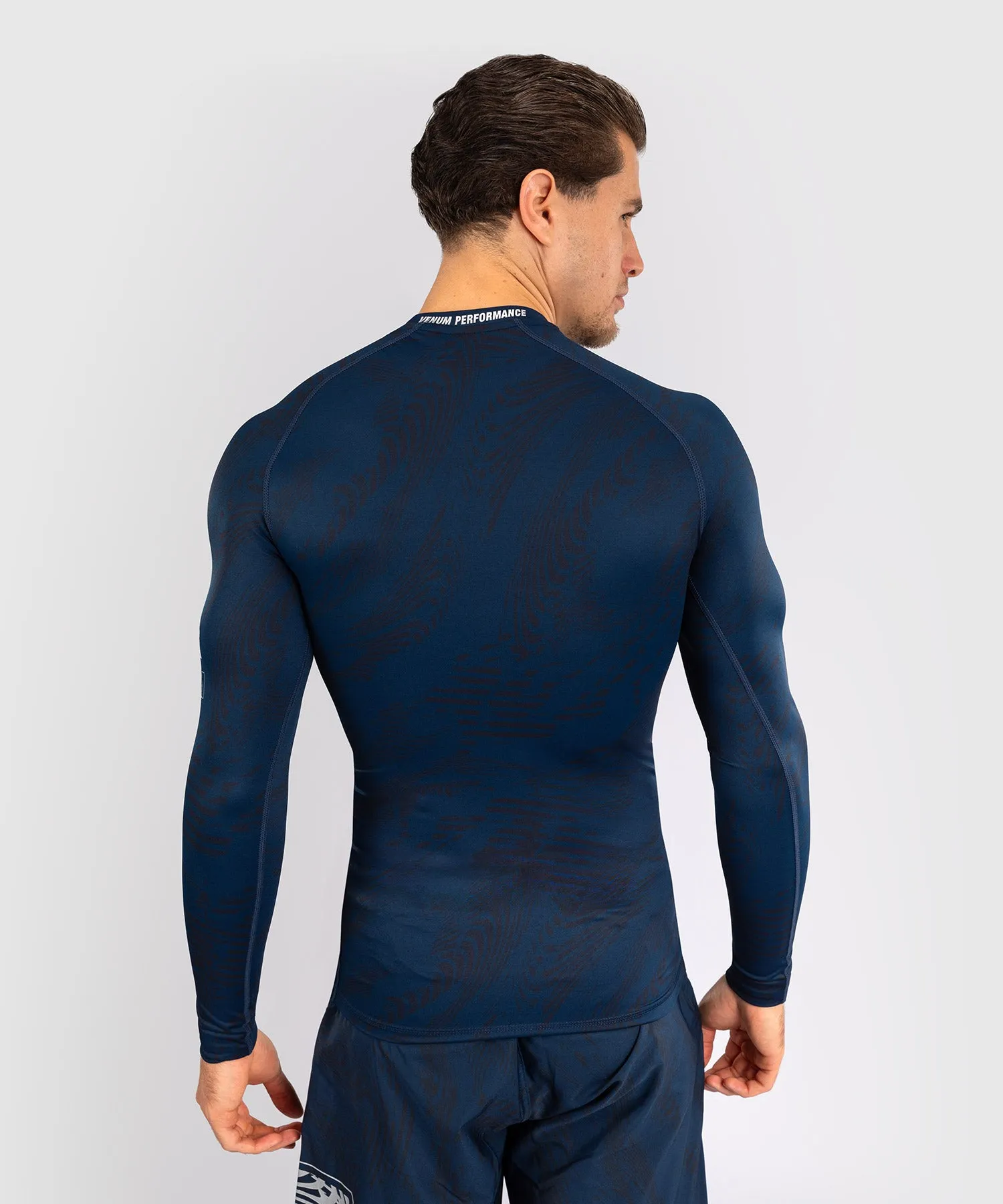UFC Fusion by Venum Fight Week Performance Rashguard met Lange Mouwen voor Heren - Oceaanblauw
