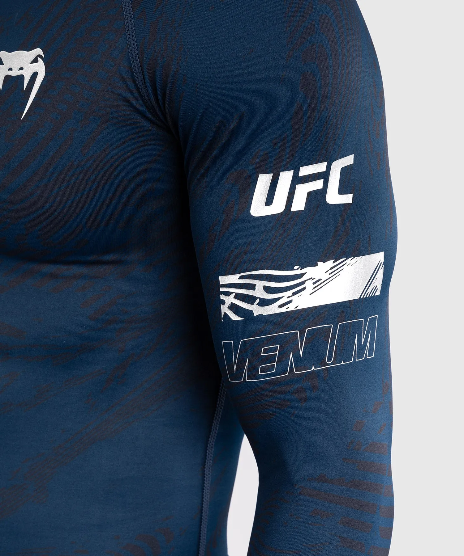 UFC Fusion by Venum Fight Week Performance Rashguard met Lange Mouwen voor Heren - Oceaanblauw