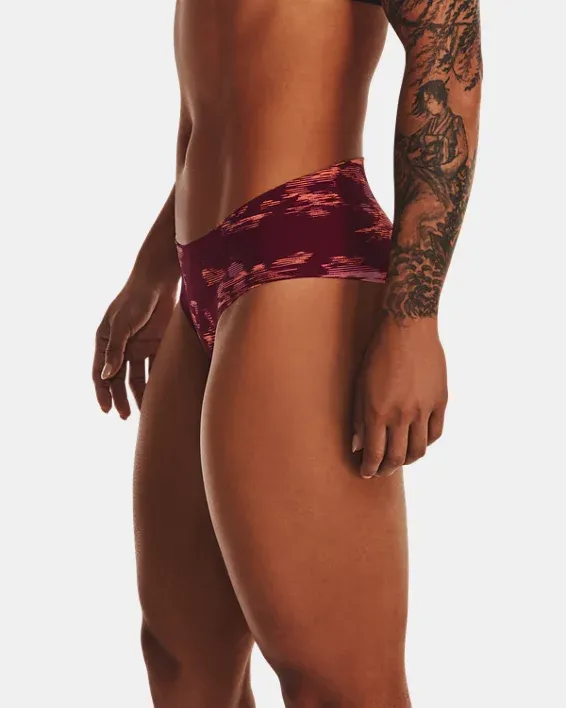Under Armour Women's UA Pure Stretch Hipster 3-Pack Printed Underwear