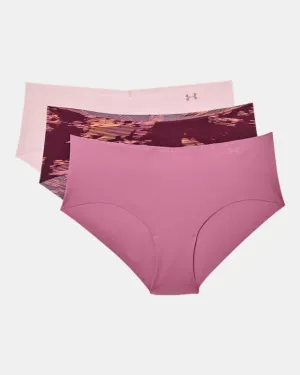 Under Armour Women's UA Pure Stretch Hipster 3-Pack Printed Underwear