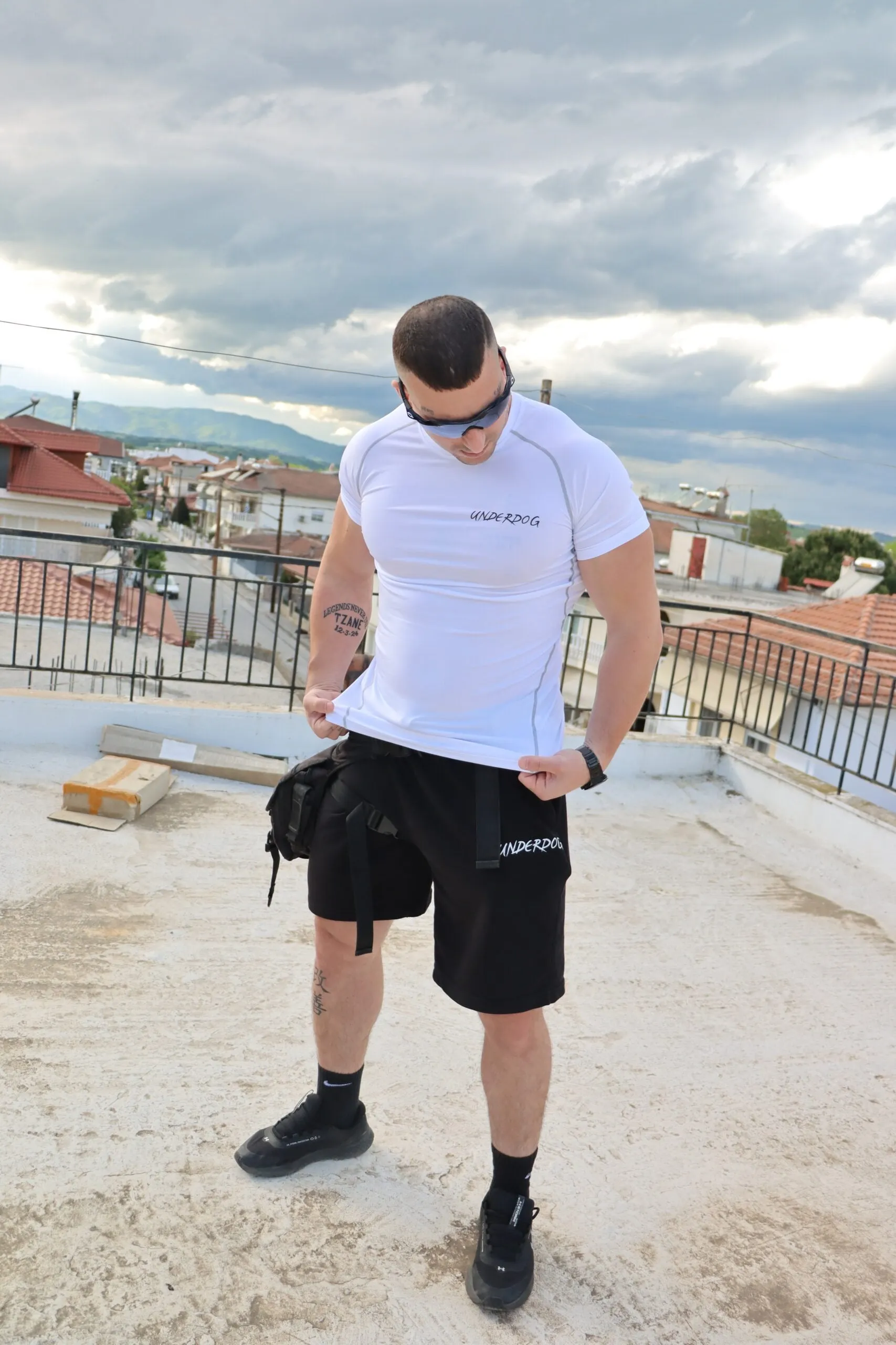 Underdogs Elite Compression - Λευκό T-Shirt