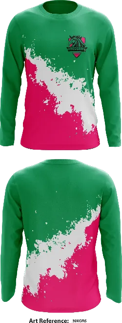 Unicorns  Store 2 Core Men's LS Performance Tee - 39Xgr5