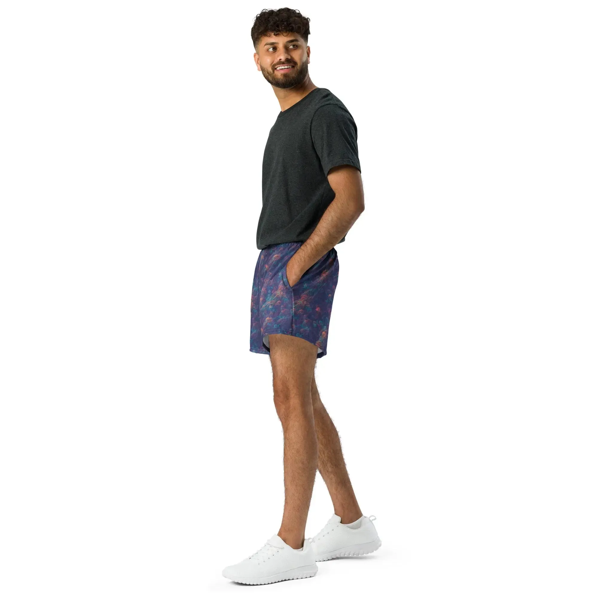 Unisex Athletic Shorts - Galactic Tangle