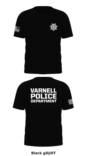 Varnell Police Department Store 1 Core Men's SS Performance Tee - gDji0T