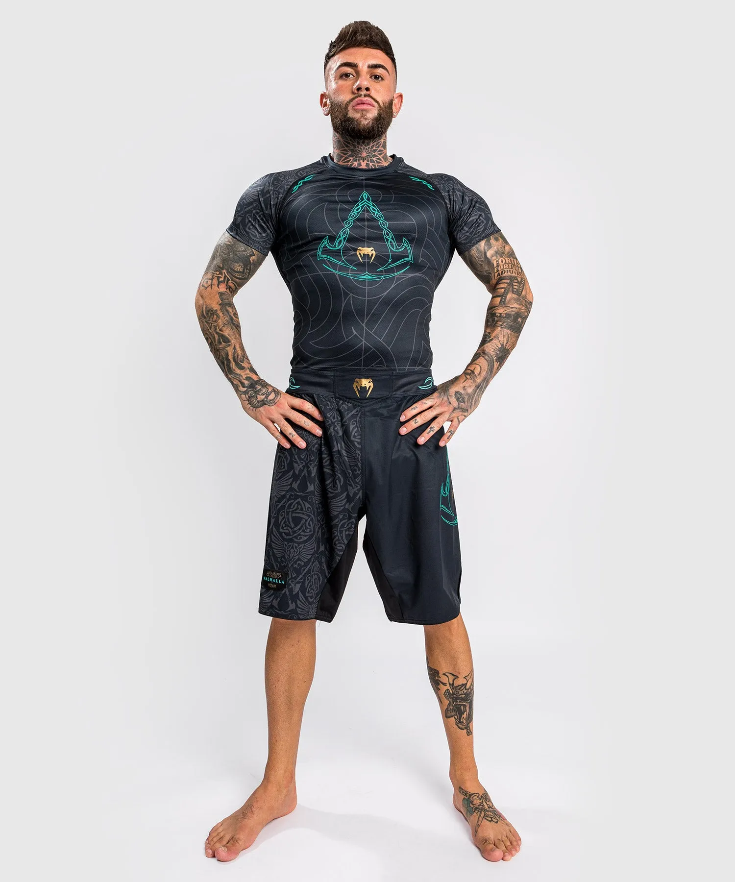 Venum Assassin's Creed Reloaded Rashguard - Korte mouwen - Zwart