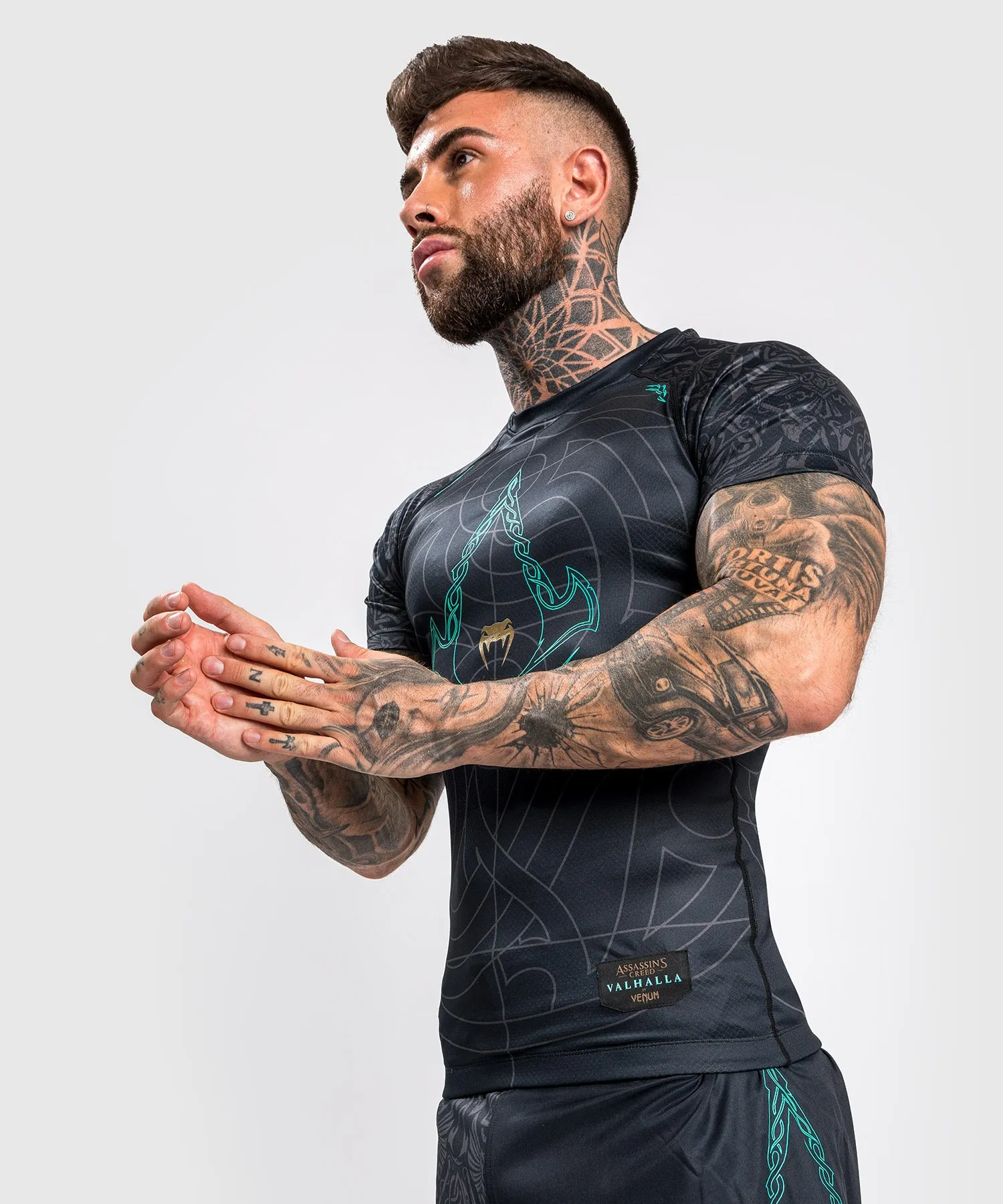 Venum Assassin's Creed Reloaded Rashguard - Korte mouwen - Zwart