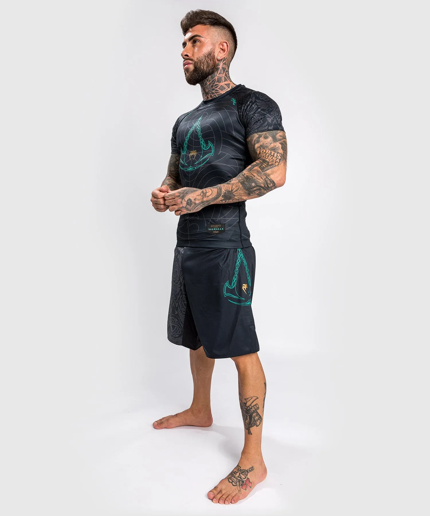 Venum Assassin's Creed Reloaded Rashguard - Korte mouwen - Zwart