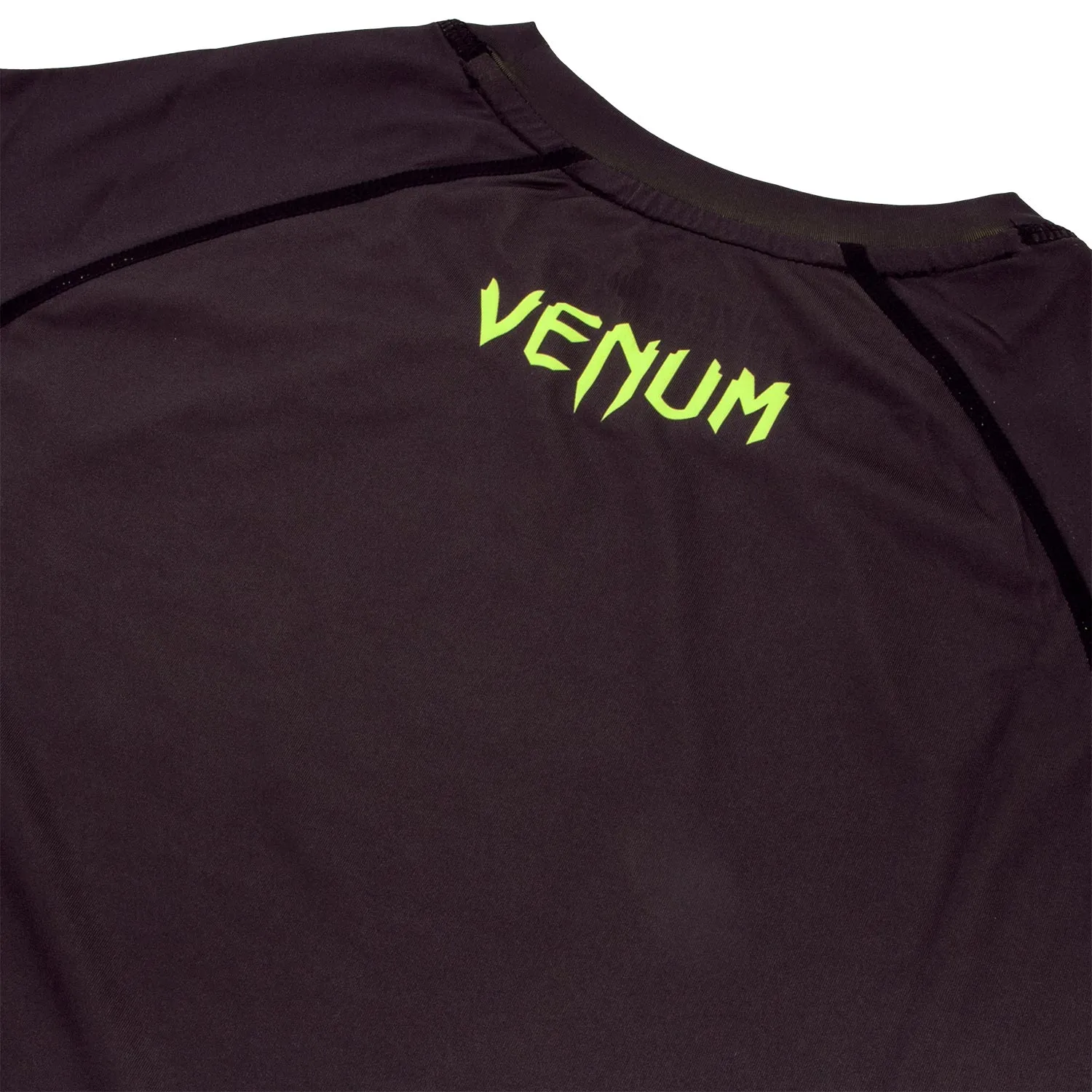 Venum Contender 3.0 Compressie T-shirt - Korte Mouwen - Zwart/Neongeel