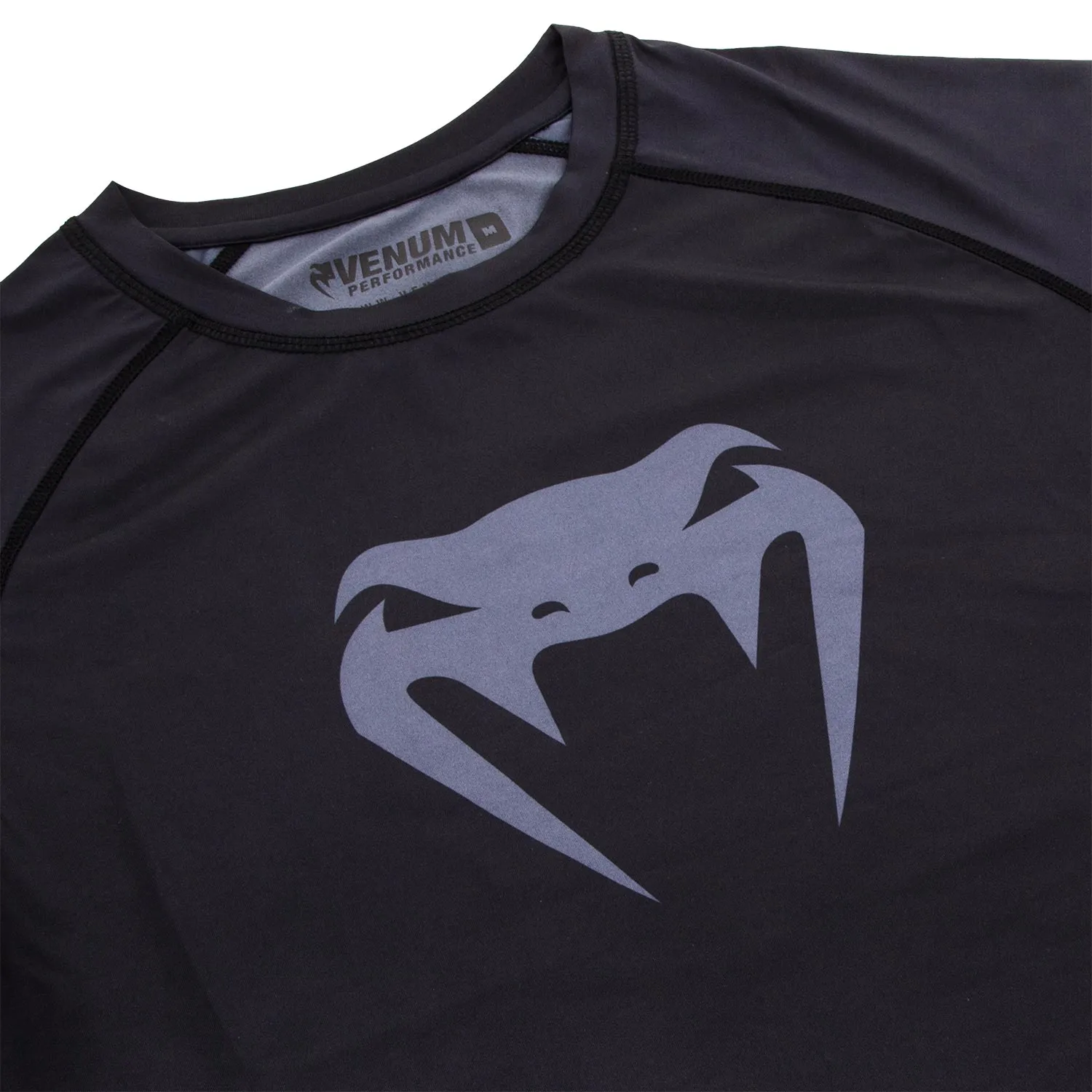 Venum Contender 3.0 Compressie T-shirt - Lange Mouwen - Zwart/Grijs