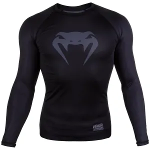 Venum Contender 3.0 Compressie T-shirt - Lange Mouwen - Zwart/Grijs