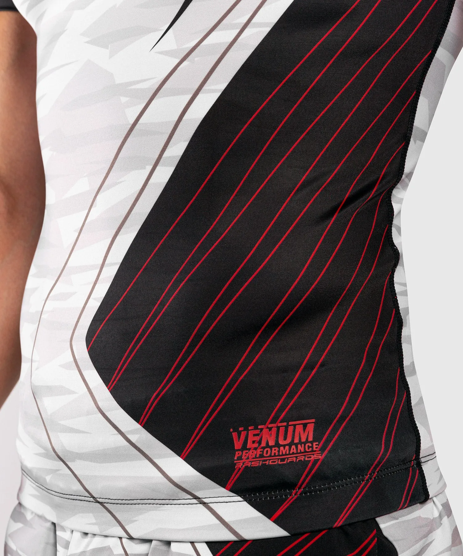 Venum Contender 5.0 Rashguard - Korte mouwen - Wit/Camouflage