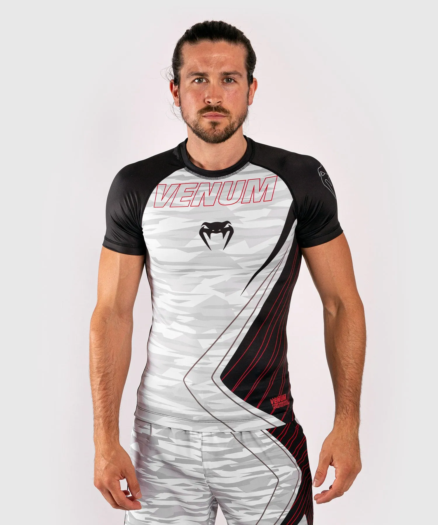Venum Contender 5.0 Rashguard - Korte mouwen - Wit/Camouflage