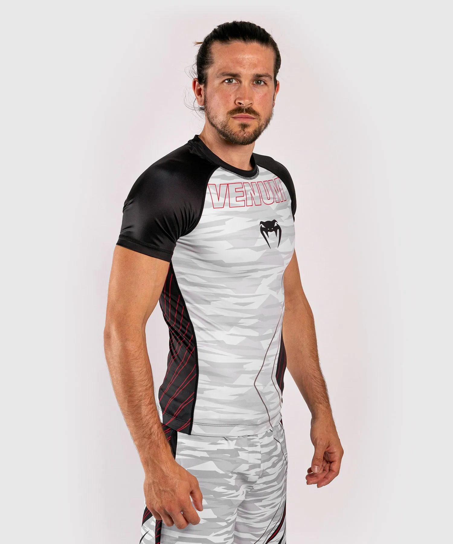 Venum Contender 5.0 Rashguard - Korte mouwen - Wit/Camouflage