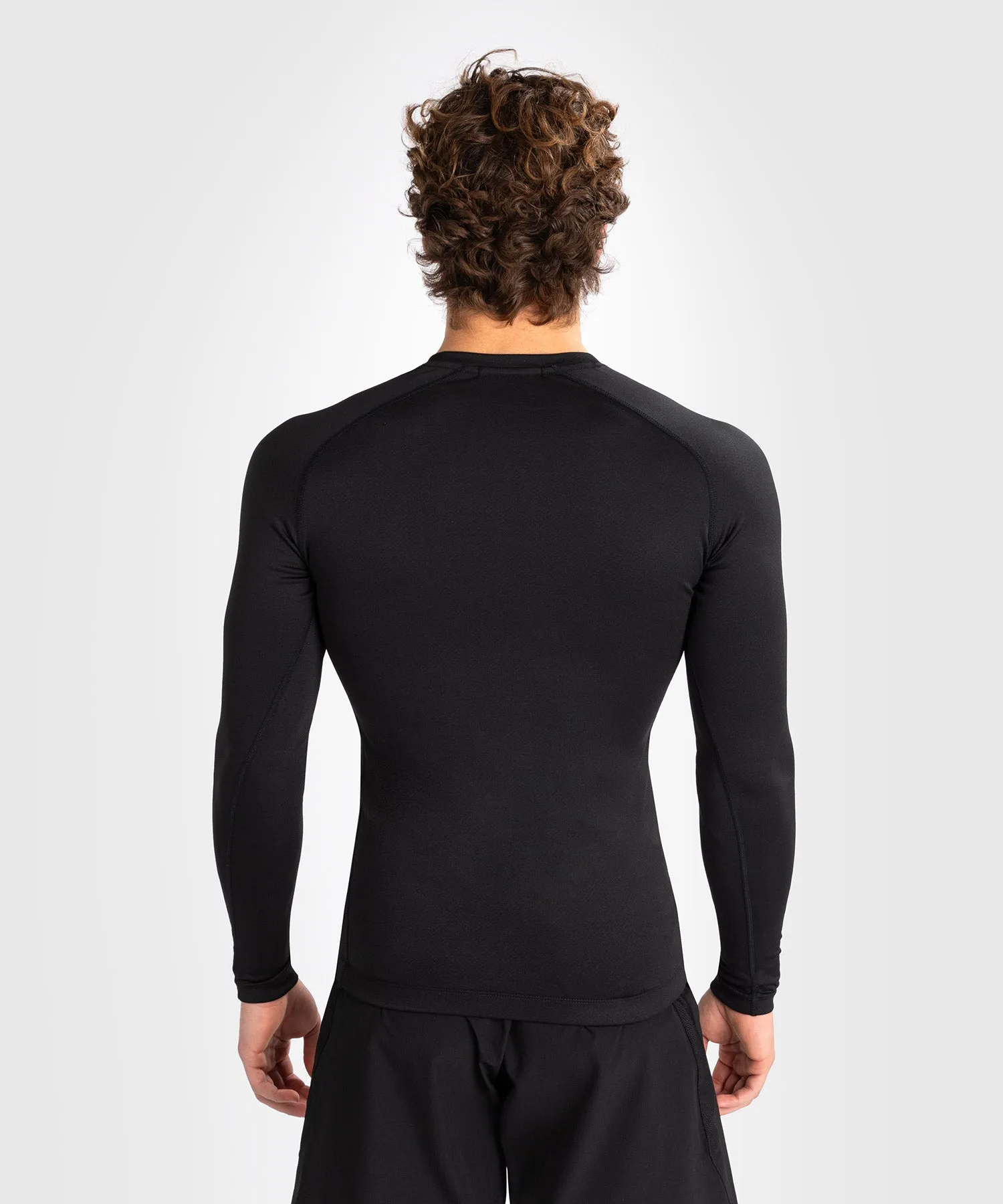 Venum Contender Rashguard a maniche lunghe da uomo - Nero/Bianco