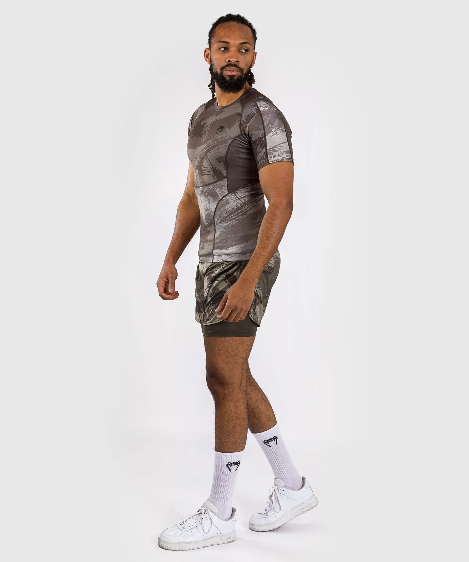 Venum Electron 3.0 Rashguard a manica corta - Sabbia