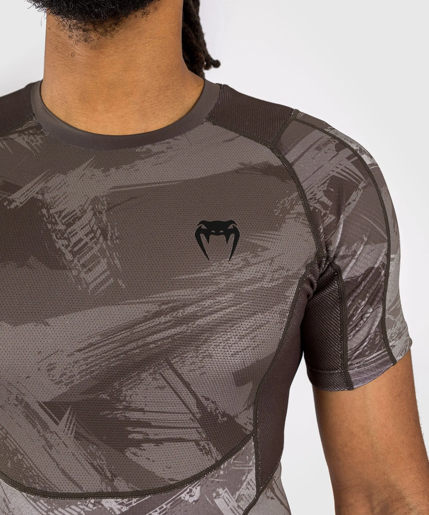 Venum Electron 3.0 Rashguard a manica corta - Sabbia