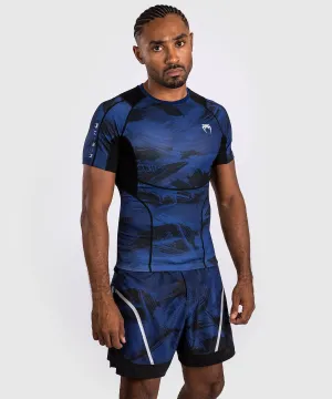 Venum Electron 3.0  Rashguard korte mouw - Marineblauw