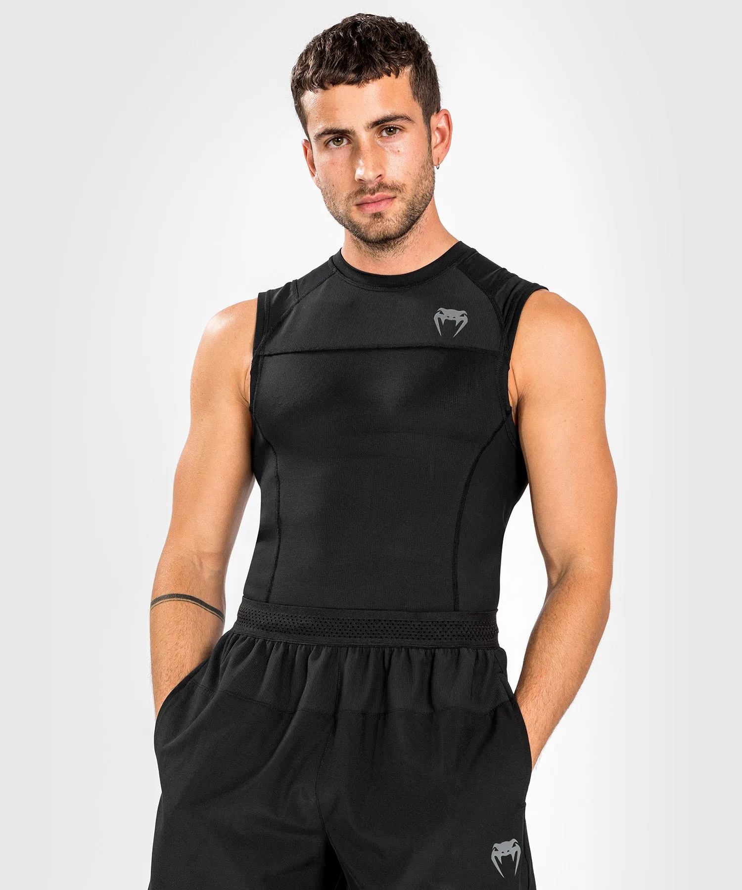Venum G-Fit Air Rashguard Mouwloos - Zwart