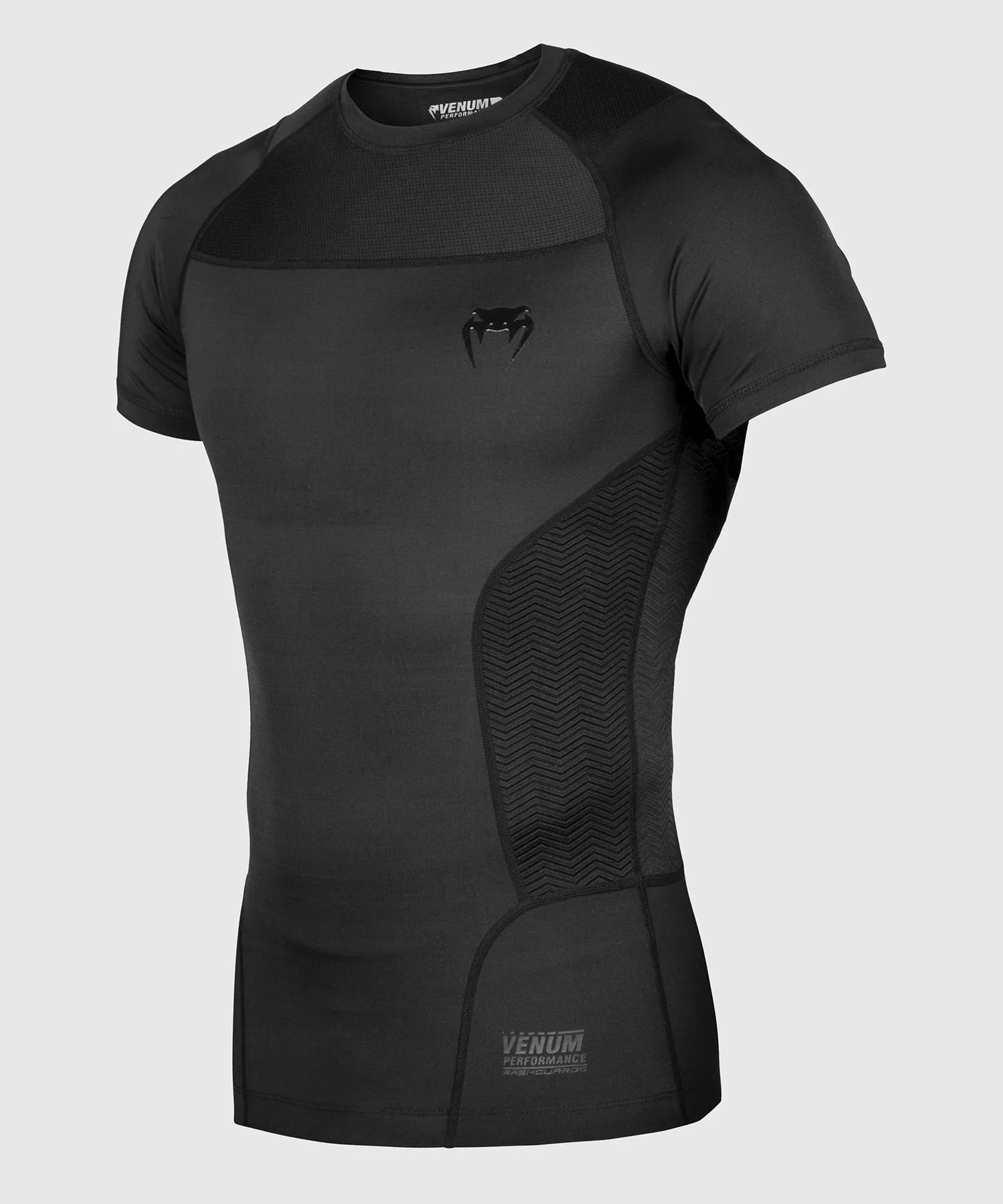 Venum G-Fit Rashguard - korte mouwen - zwart
