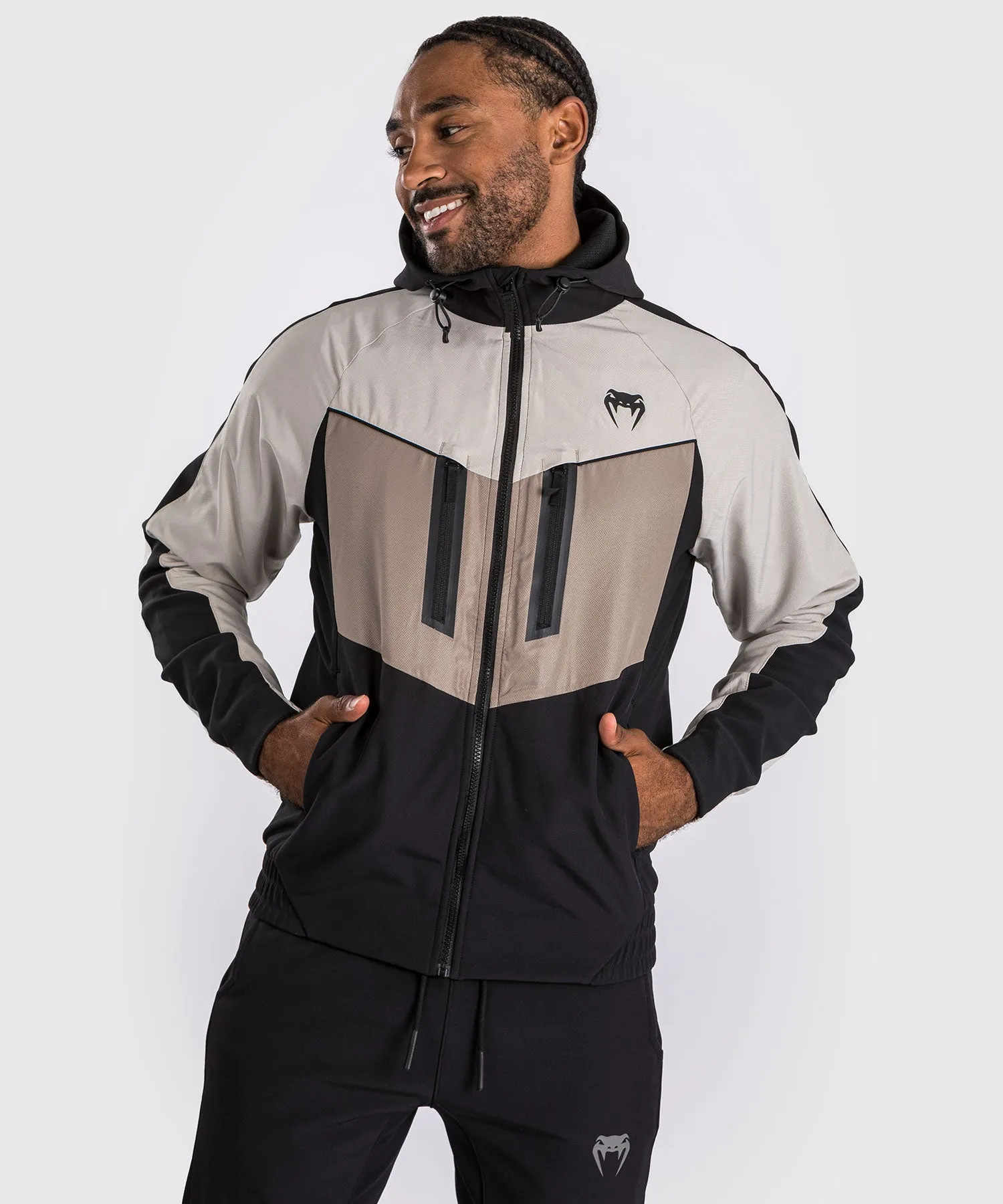 Venum Laser 3.0  Track Jacket - Zwart/Zand