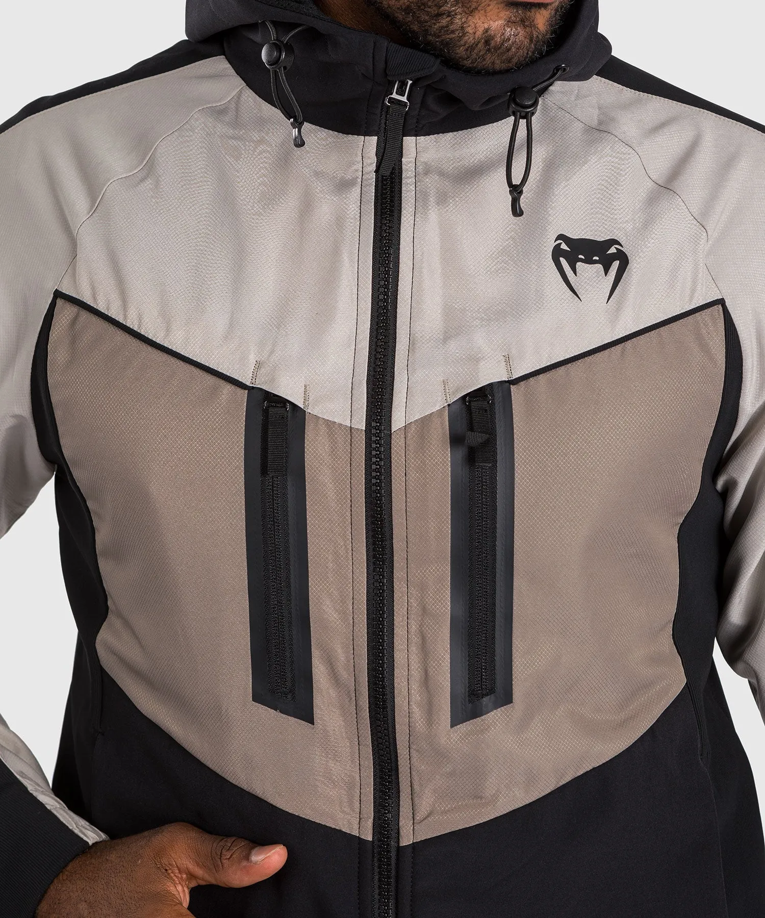Venum Laser 3.0  Track Jacket - Zwart/Zand