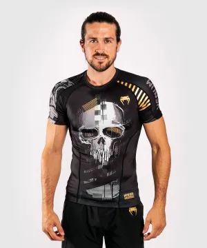 Venum Skull Rashguard - korte mouwen - Zwart
