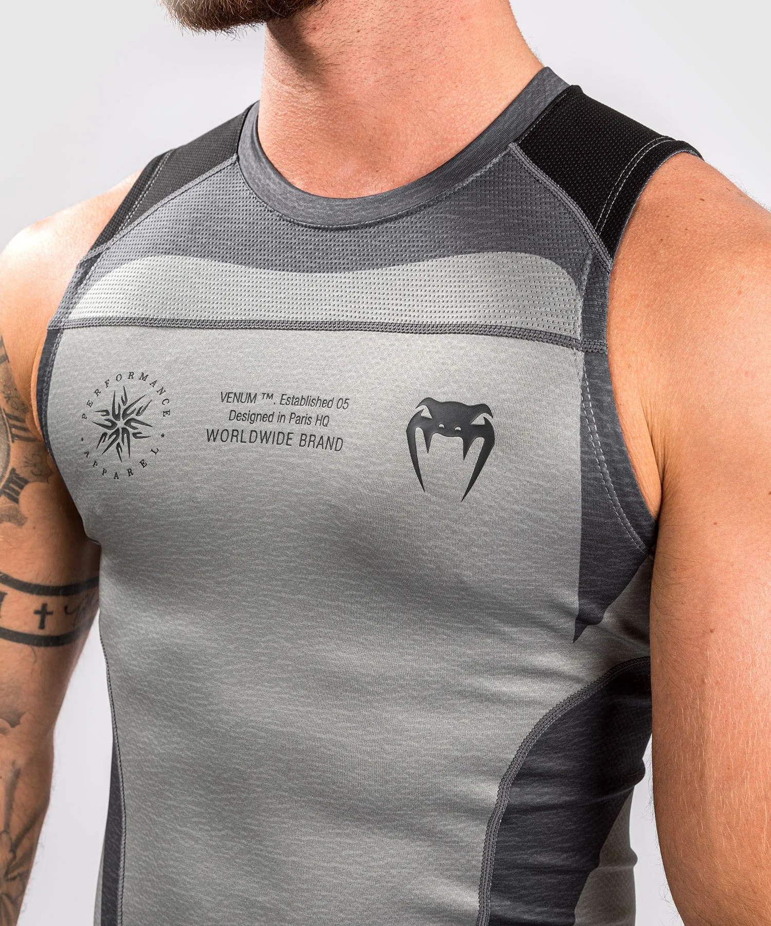 Venum Stone Compressie Tanktop - Mineraalgroen