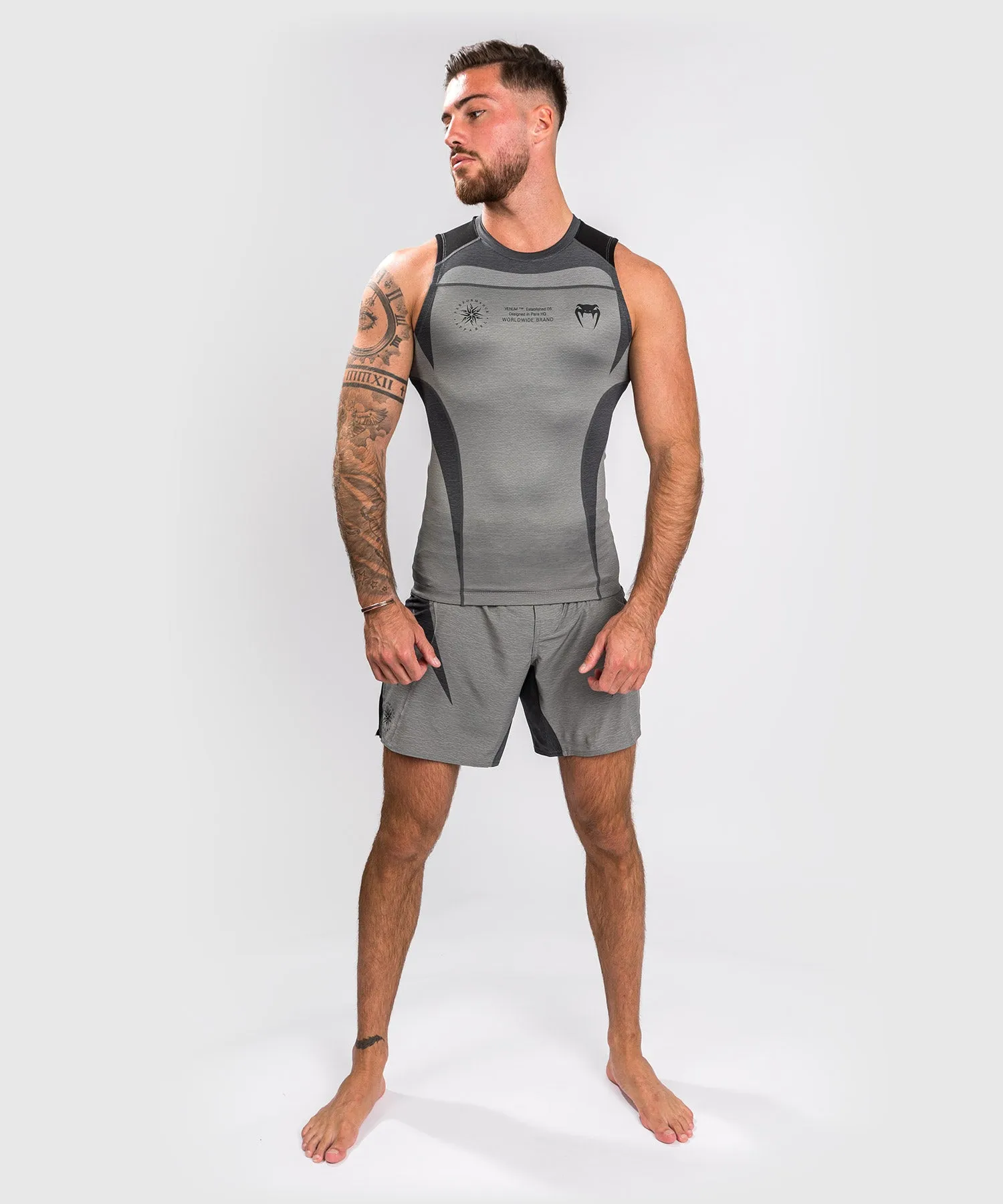 Venum Stone Compressie Tanktop - Mineraalgroen