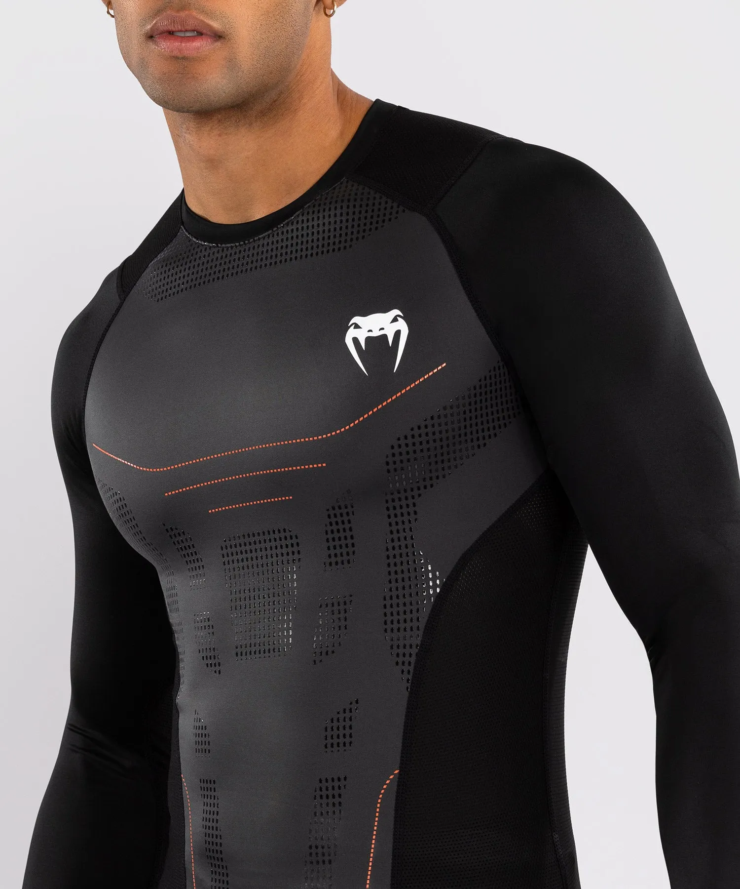 Venum Technical 3.0 Langemouw Rashguard - Grafiet