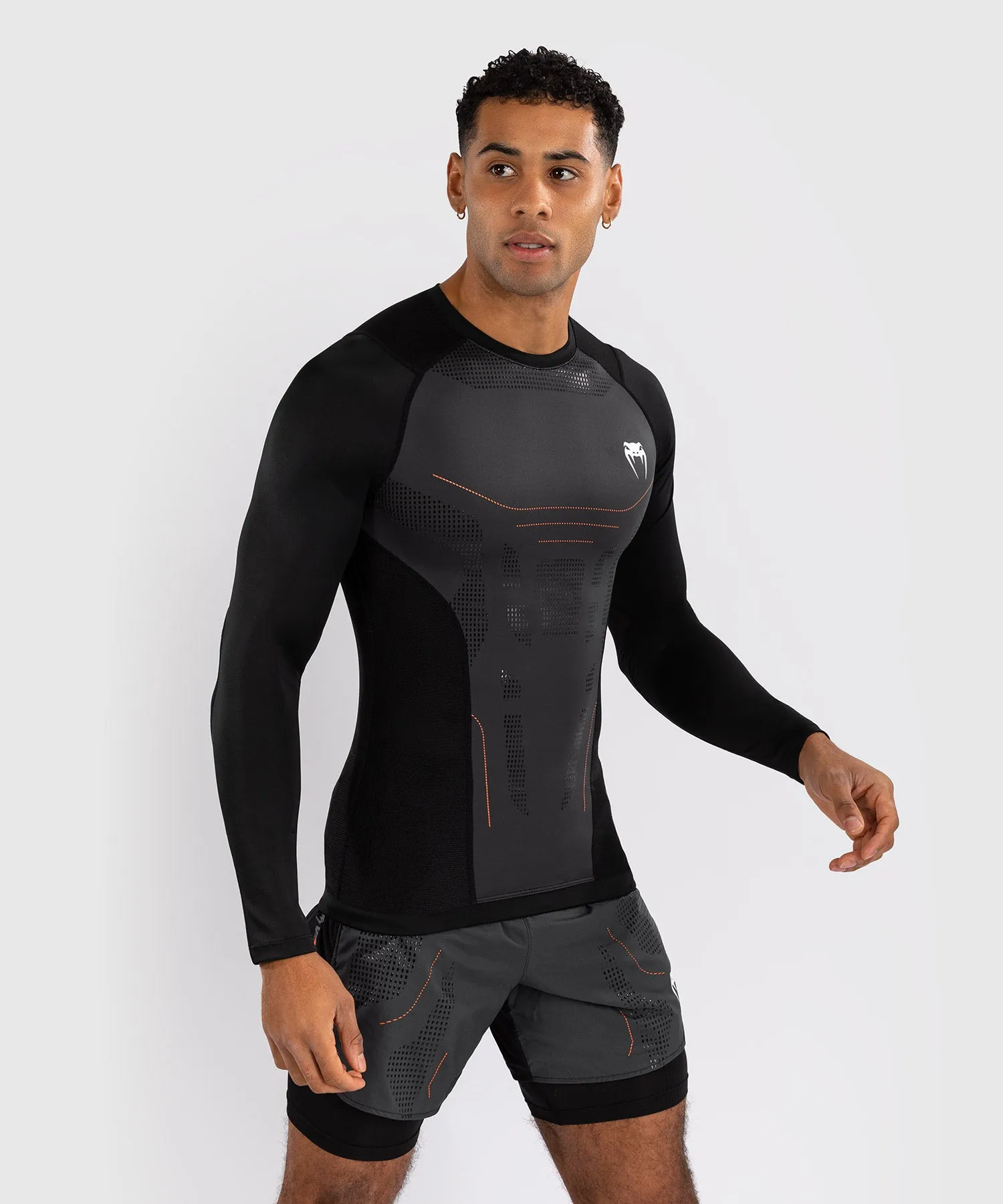Venum Technical 3.0 Langemouw Rashguard - Grafiet