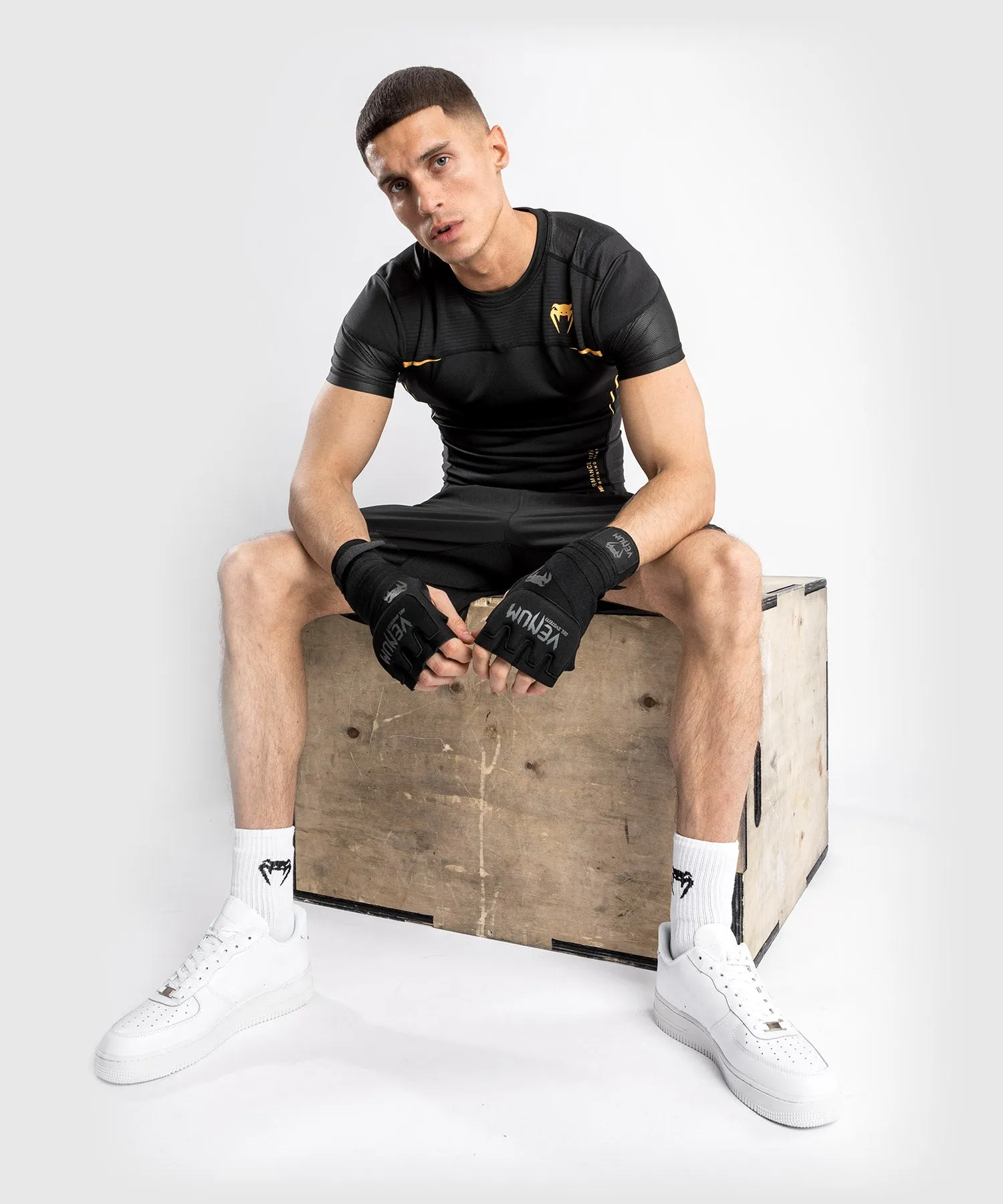 Venum Tempest 2.0 Compressieshirt (korte mouwen) - Zwart/Goud