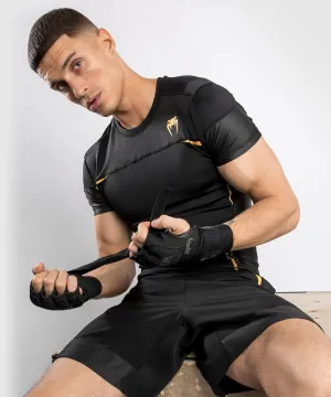 Venum Tempest 2.0 Compressieshirt (korte mouwen) - Zwart/Goud