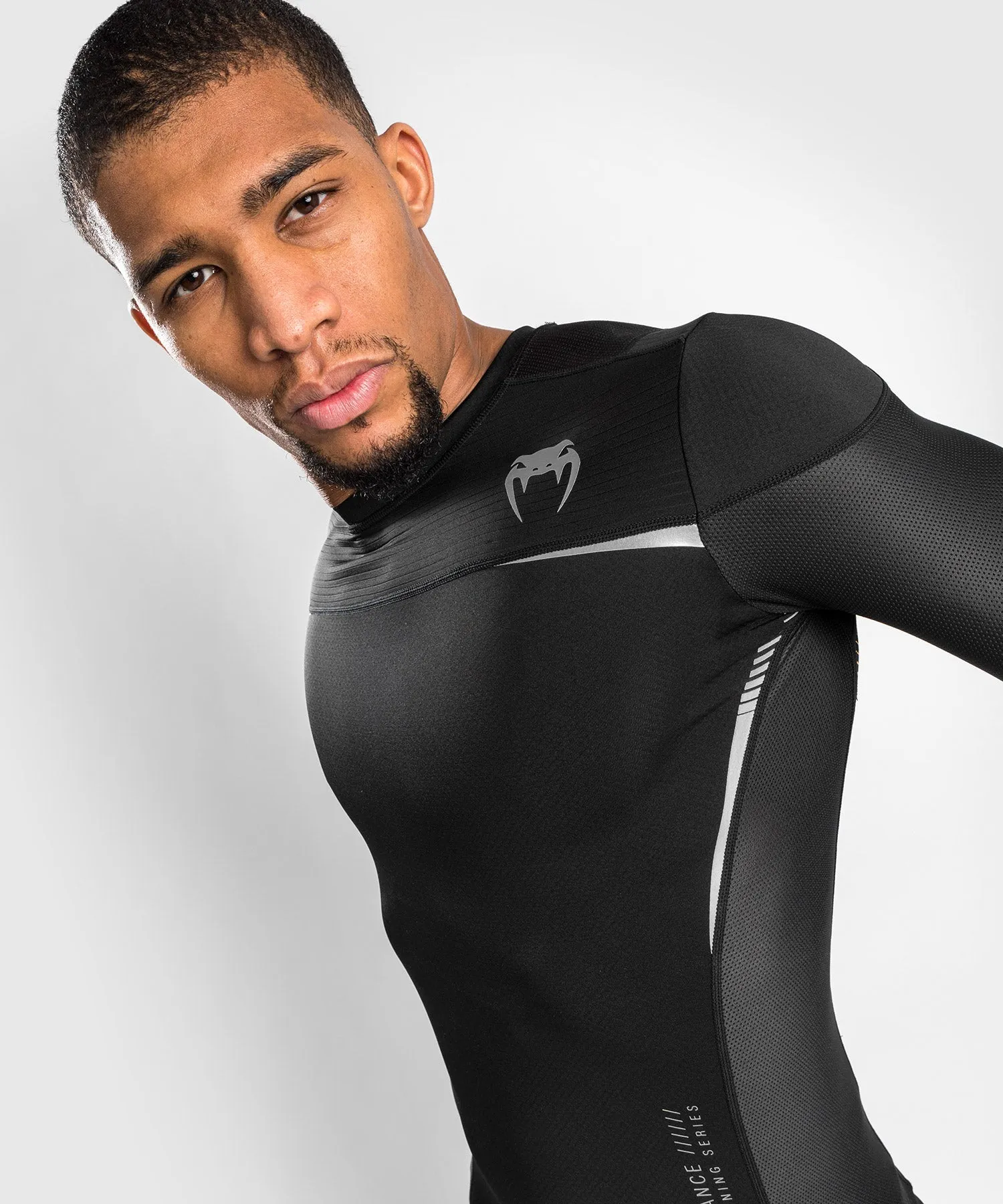 Venum Tempest 2.0 Compressieshirt (lange mouwen) - Zwart/Grijs