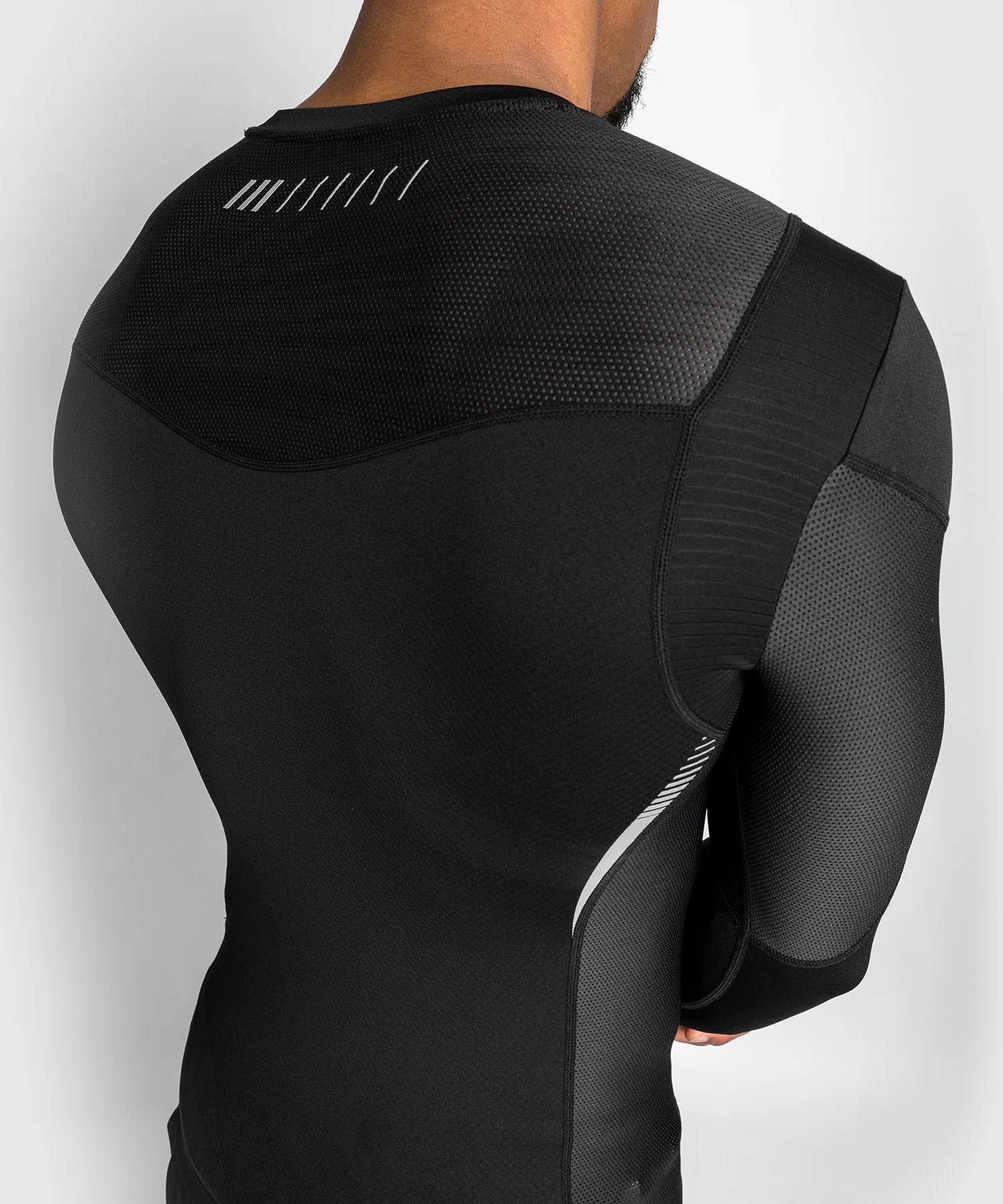Venum Tempest 2.0 Compressieshirt (lange mouwen) - Zwart/Grijs
