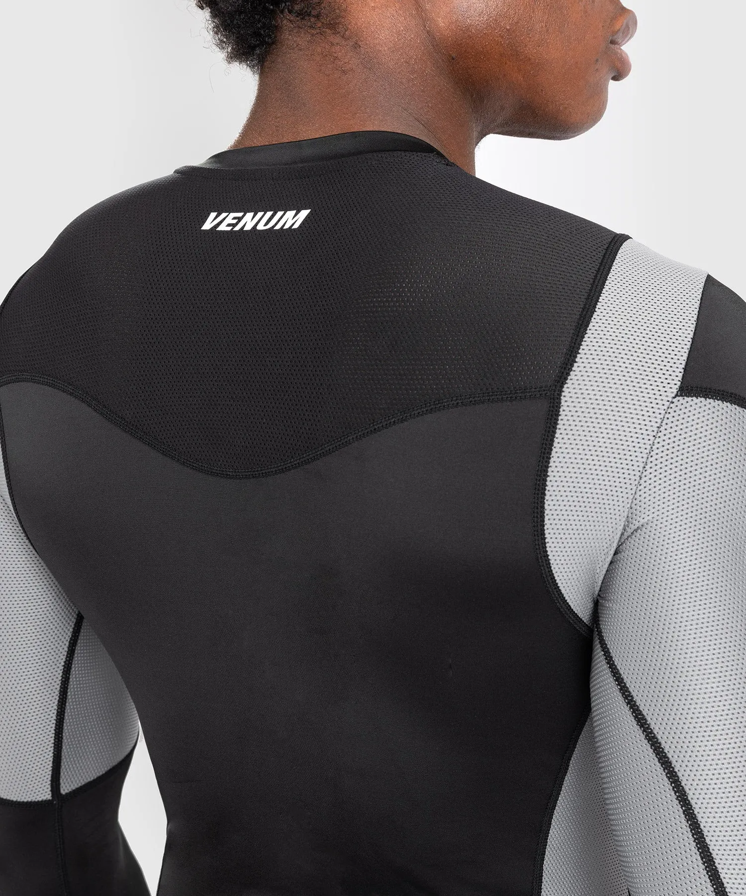 Venum Tempest Heren Lange Mouwen Rashguard - Zwart/Grijs