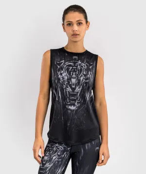 Venum Tiger Top Dames - Zwart / Zilver