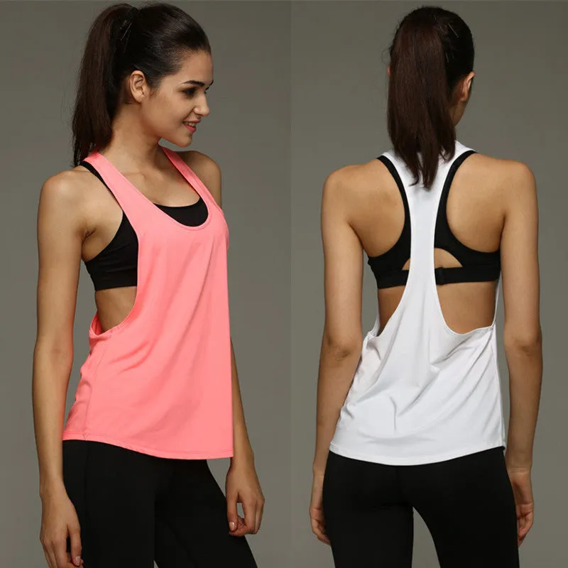Vest Tank Tops Women Plus Size Quick Dry Loose Sleeveless Vest Singlet T-shirt female