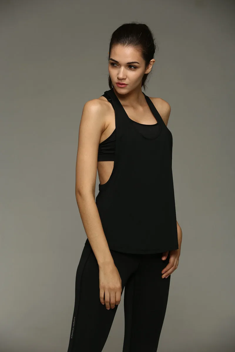 Vest Tank Tops Women Plus Size Quick Dry Loose Sleeveless Vest Singlet T-shirt female